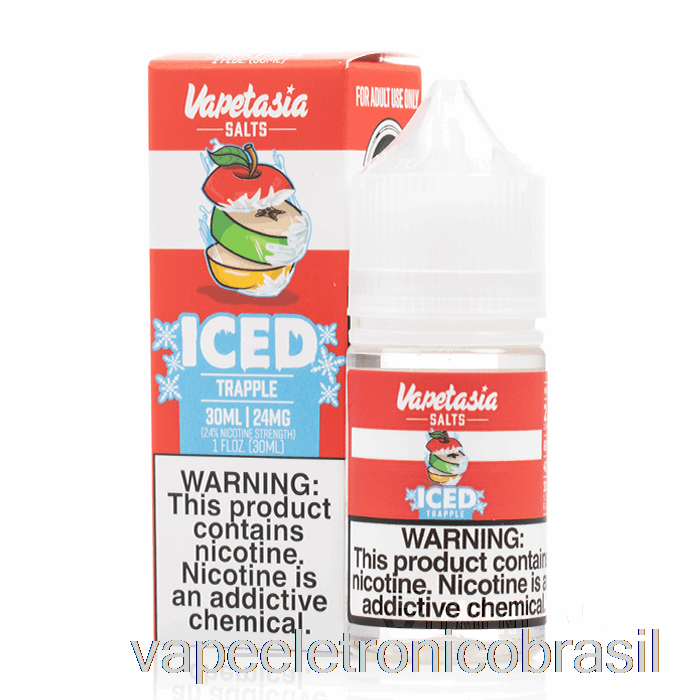 Vape Eletrônico Iced Trappple - Sais De Vapetasia - 30ml 24mg